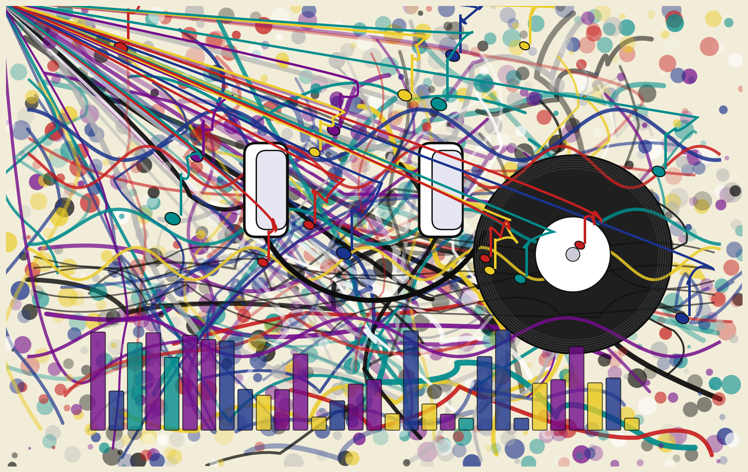 Abstract studio shot representing a minimal audio plugin UI